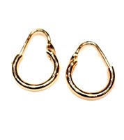 Earrings Cerchi in Yellow Gold CERCHI LISCI OV 1.10 G